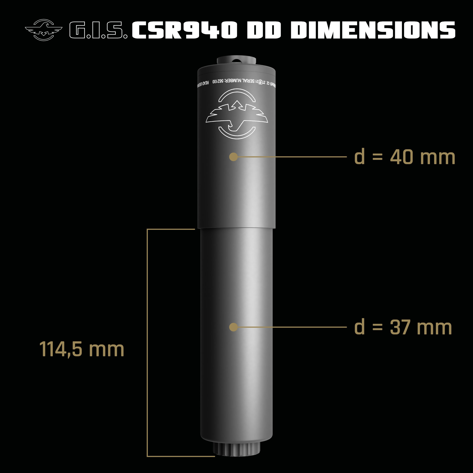 GIS 940 DD dimensions